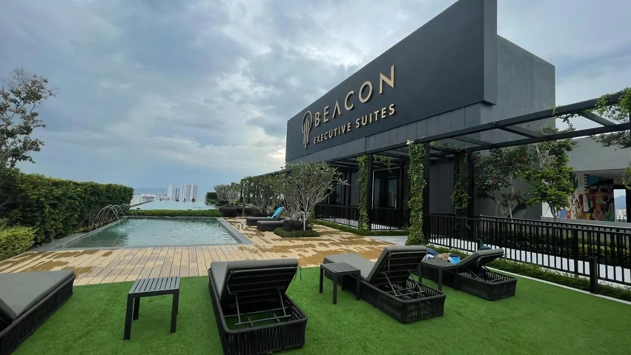 New Georgetown Instagramable 2Br Homestay For 10Pax 无敌美景两房民宿 Beacon Executive Suite