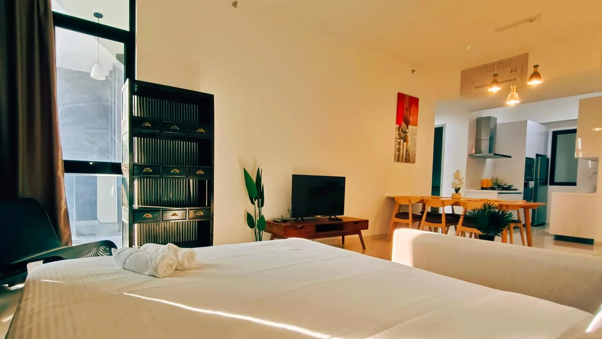 Apartment New Georgetown Instagramable 2Br Homestay For 10Pax 无敌美景两房民宿 Beacon Executive Suite