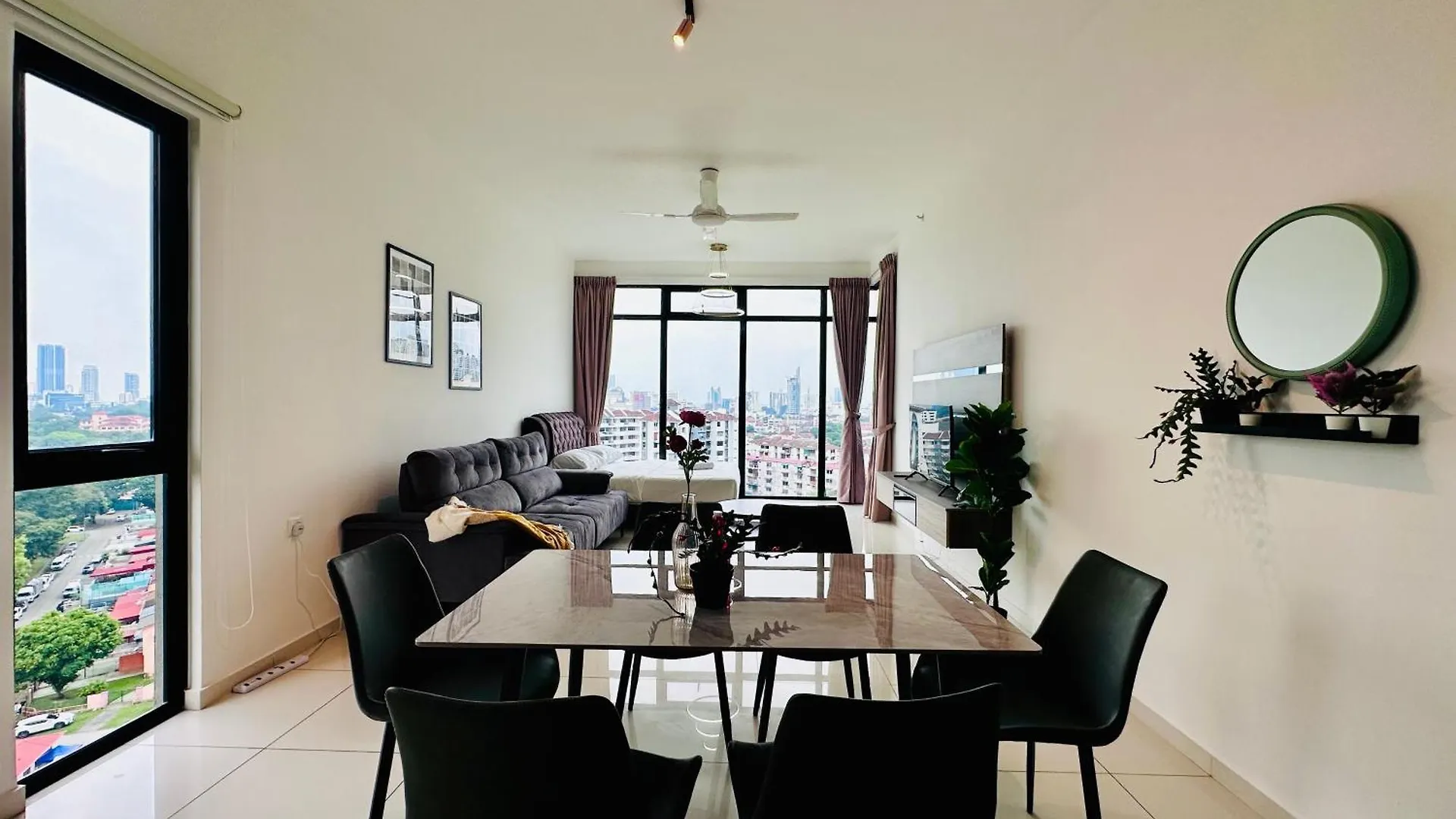Apartment New Georgetown Instagramable 2Br Homestay For 10Pax 无敌美景两房民宿 Beacon Executive Suite