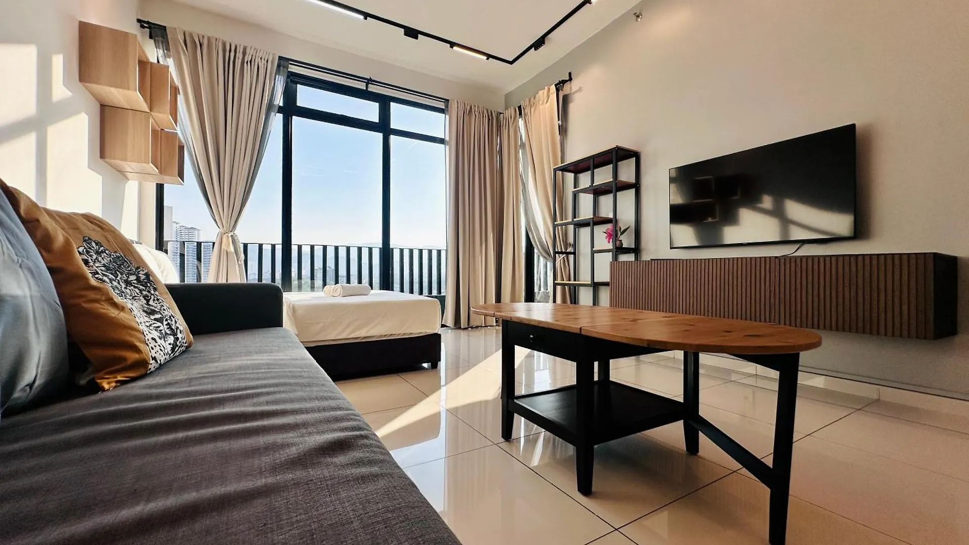 Apartment New Georgetown Instagramable 2Br Homestay For 10Pax 无敌美景两房民宿 Beacon Executive Suite